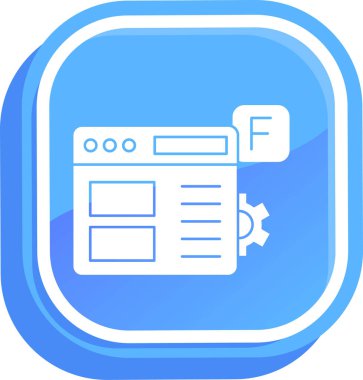 Web tasarım geliştirme simgesi