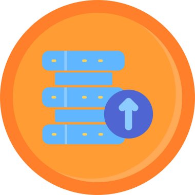 veri depolama veri simgesi düz biçimli