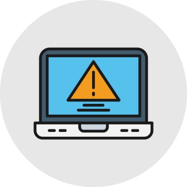 Hata simgesi, vektör illüstrasyonu basit tasarım