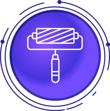 Bir kalem simgesinin vektör illüstrasyonu