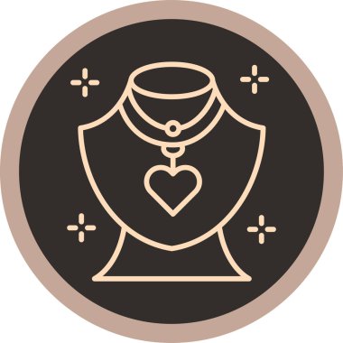 Moda tarzında izole edilmiş düğün simgesi