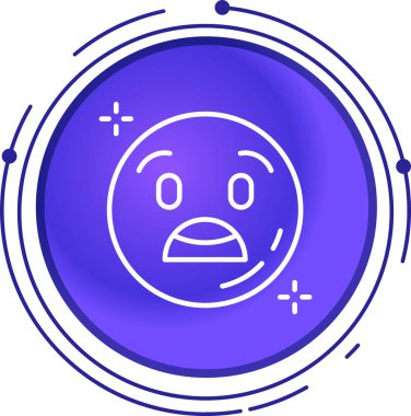 vektör emoji simgesi çizimi