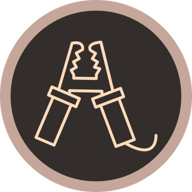 Çekiç. Web simgesi basit illüstrasyon