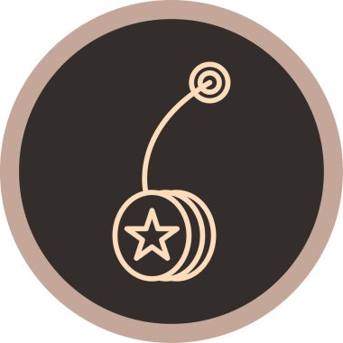 Bir Noel çelenginin vektör illüstrasyonu