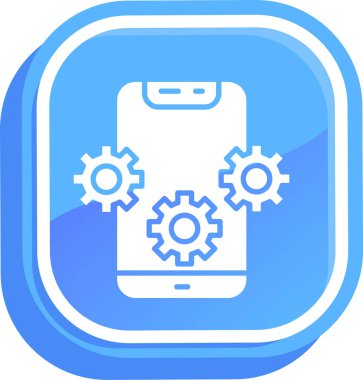 telefon ayarları simgesi düz biçimli