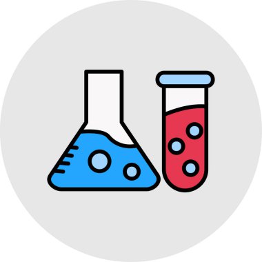 Bilim laboratuarı vektör simgesi