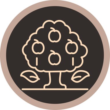 Moda stili izole edilmiş arkaplanda mantar simgesi