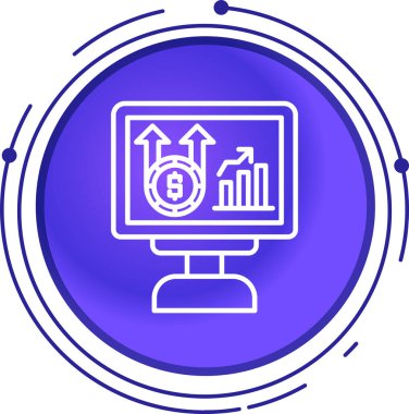 bilgisayar simgesi vektör illüstrasyonu