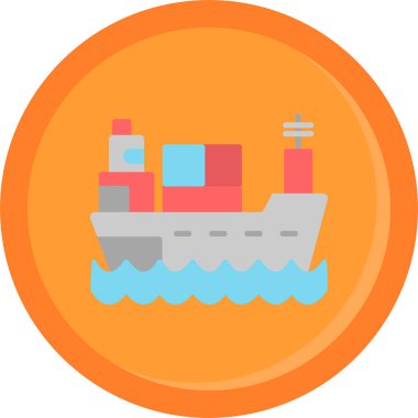 tekne simgesi, vektör illüstrasyonu, tasarım