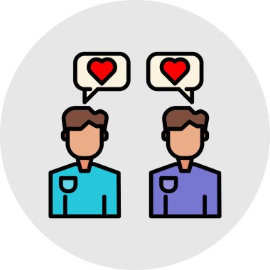 İnsanların ikon tasarımının vektör illüstrasyonu