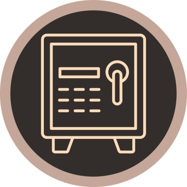 Modern b 'nin vektör illüstrasyonu kilit simgesinden yoksun