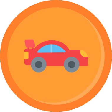 araba sigortası simgesi modern vektör illüstrasyonu