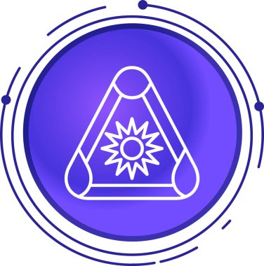 Güneş Simgesi Vektör illüstrasyonu