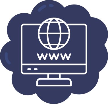 Web tasarım simgesi, vektör illüstrasyonu