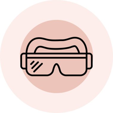 Sanal gerçeklik. Basit illüstrasyon