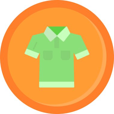 shirt web simgesi vektör illüstrasyonu