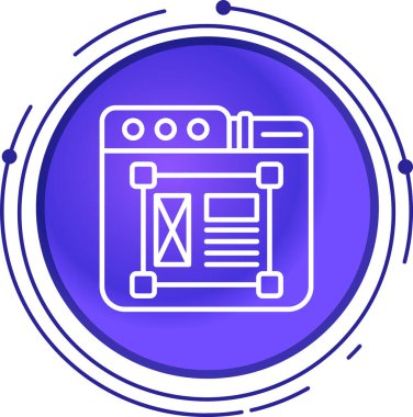 Bir kitap simgesinin vektör illüstrasyonu