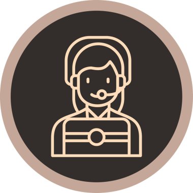 İnsan simgesinin vektör illüstrasyonu