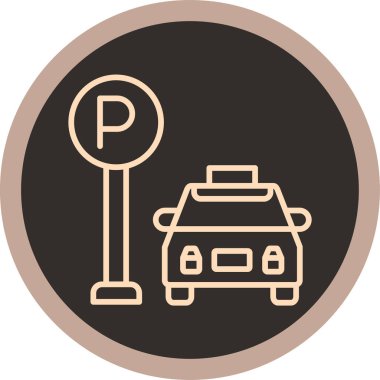 - Araba. Web simgesi basit illüstrasyon