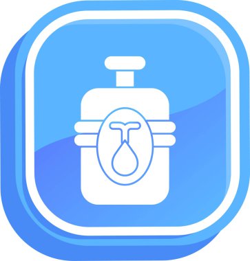 şişe simgesi, vektör illüstrasyonu basit tasarım