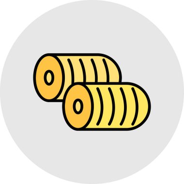 Şeker dolu vektör simgesi tasarımı