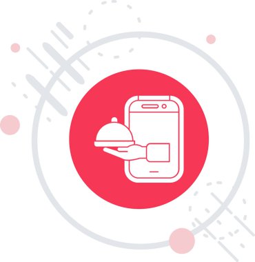 Çemberde kablosuz bağlantı simgesine sahip akıllı telefon