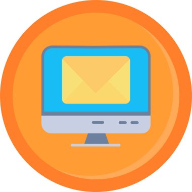 bilgisayar simgesi vektör illüstrasyonu