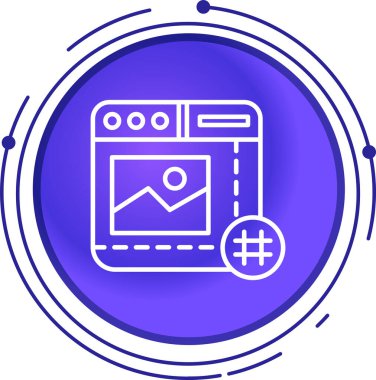 Moda biçimi izole edilmiş arkaplanda ekran simgesi olan dizüstü bilgisayar