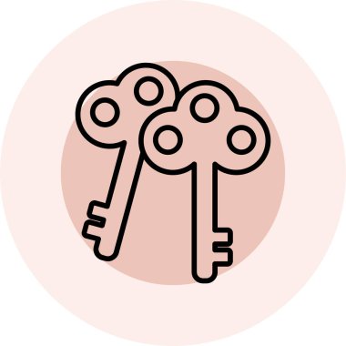 Bir simgenin vektör illüstrasyonu