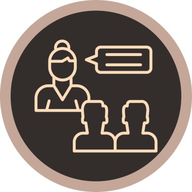 İnsan simgesinin vektör illüstrasyonu