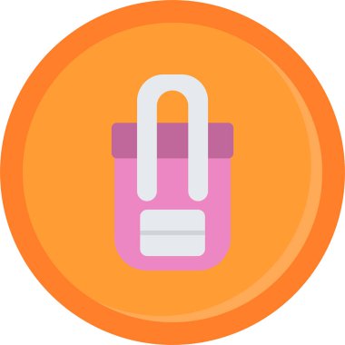 Kilit. Web simgesi basit illüstrasyon