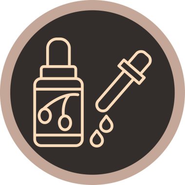 sprey şişe kutsal kişilerin resmi, vektör çizim