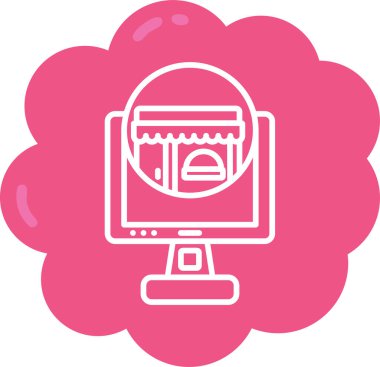 seo modern simgesinin vektör illüstrasyonu