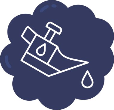 Su damlası. Web simgesi basit tasarım