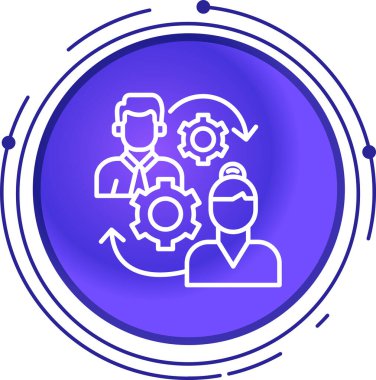 seo modern simgesinin vektör illüstrasyonu