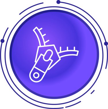 Modern bir simgenin vektör illüstrasyonu