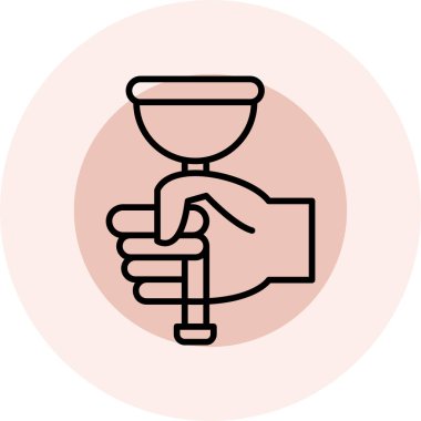 Bir fincan çayın vektör çizimi