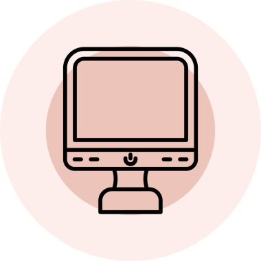 izleyici simgesi, vektör illüstrasyonu