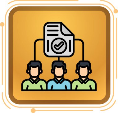 Müşteri servisi vektör simgesi