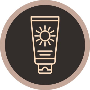 Modern simgenin vektör illüstrasyonu