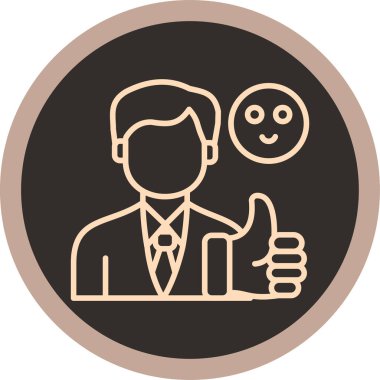 Bir erkek ve kadın ikonunun vektör çizimi