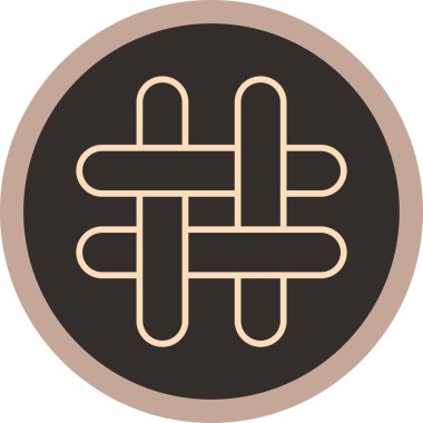 Modern simgenin vektör illüstrasyonu