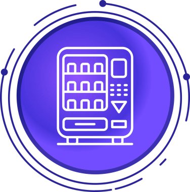 vektör lcd simgesi illüstrasyonu