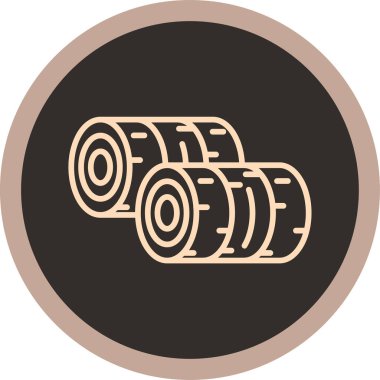 Fıçı. Web simgesi basit illüstrasyon