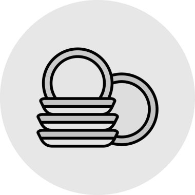 Bardak. Web simgesi basit tasarım