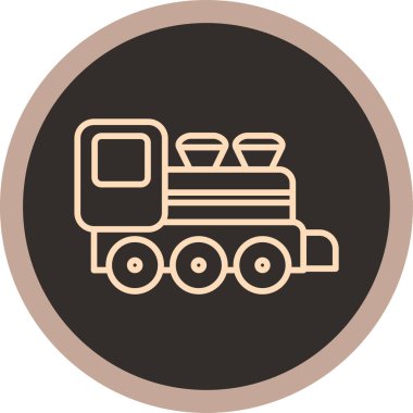 Kamyon ikonu. vektör illüstrasyonu