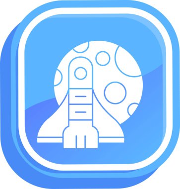 Roket simge vektör çizim