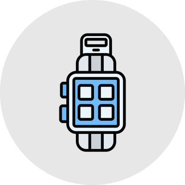 smartwatch simge vektör çizimi