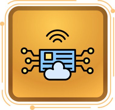 Bulut hesaplama. Web simgesi