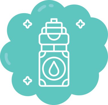 Su şişesi vektör illüstrasyon